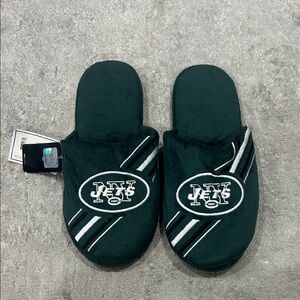 NY JETS Slippers NWT